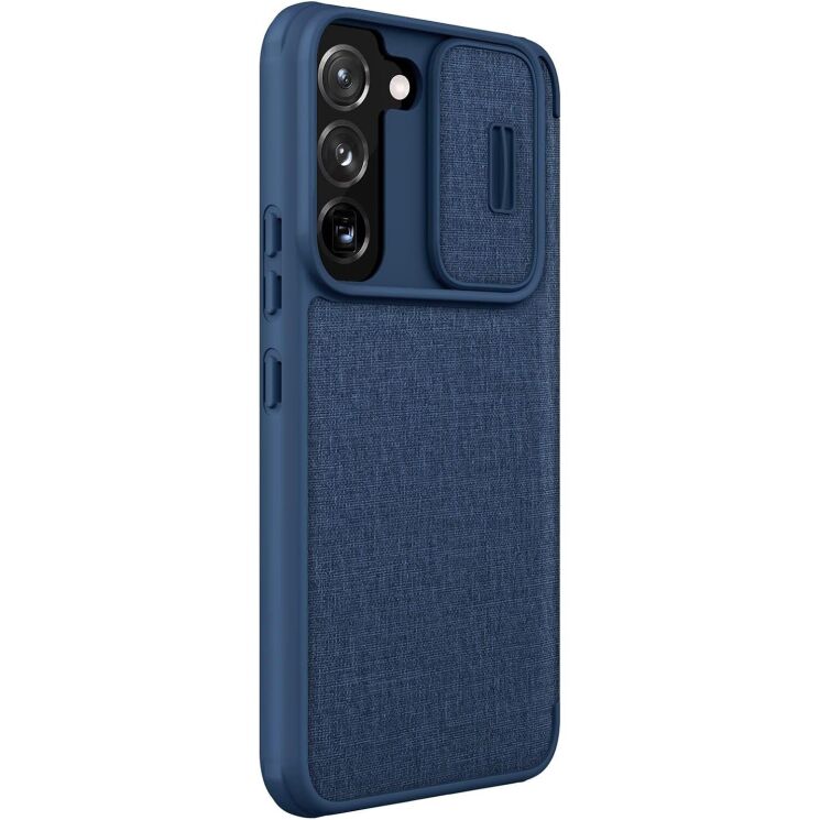Чохол-книжка NILLKIN Qin Pro для Samsung Galaxy S22 (S901) - Blue: фото 2 з 4