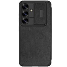 Чехол-книжка NILLKIN Qin Pro для Samsung Galaxy S25 (S931) - Black: фото 1 из 18