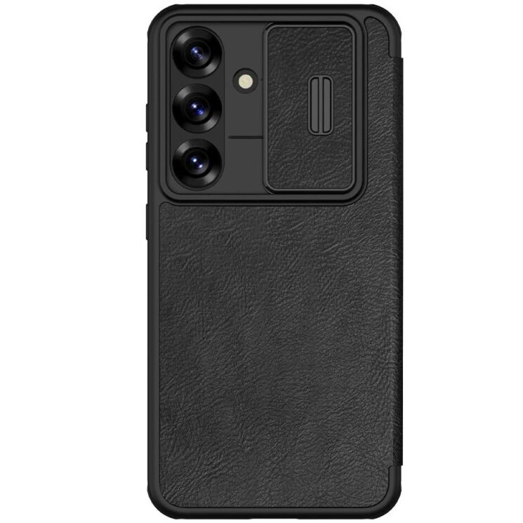 Чехол-книжка NILLKIN Qin Pro для Samsung Galaxy S25 (S931) - Black: фото 1 из 18