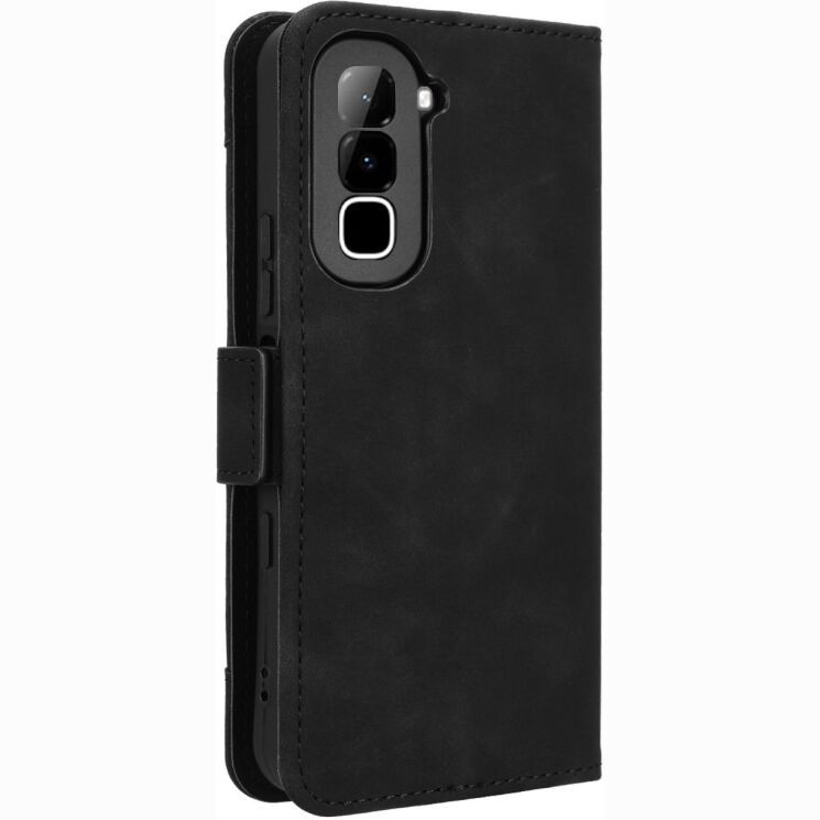 Чохол-книжка з кишеньками Deexe Wallet Stand для Infinix Hot 70 - Black (422006B) Чохол-книжка з кишеньками Deexe Wallet Stand для Infinix Hot 70 - Black: фото 7 з 17
