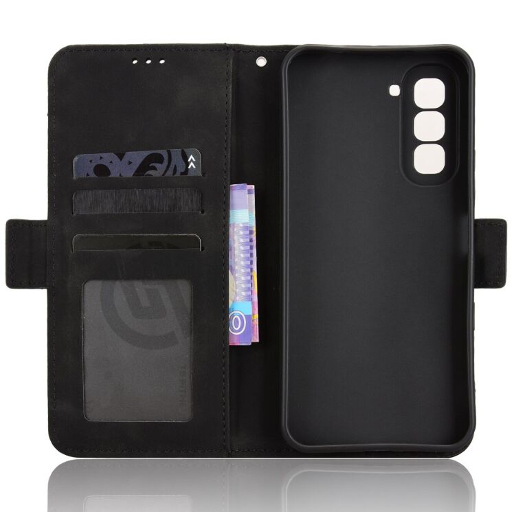 Чохол-книжка з кишеньками Deexe Wallet Stand для Infinix Hot 70 - Black (422006B) Чохол-книжка з кишеньками Deexe Wallet Stand для Infinix Hot 70 - Black: фото 4 з 17