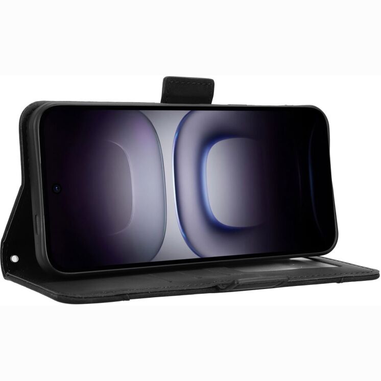 Чохол-книжка з кишеньками Deexe Wallet Stand для Infinix Hot 70 - Black (422006B) Чохол-книжка з кишеньками Deexe Wallet Stand для Infinix Hot 70 - Black: фото 6 з 17