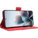 Чехол-книжка с карманами Deexe Wallet Stand для Motorola Edge 70 Max - Red (435505R). Фото 5 из 16