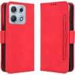 Чохол-книжка з кишеньками Deexe Wallet Stand для Motorola Edge 70 Max - Red (435505R)