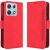Чехол-книжка с карманами Deexe Wallet Stand для Motorola Edge 70 Max - Red: фото 1 из 16