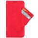 Чехол-книжка с карманами Deexe Wallet Stand для Motorola Edge 70 Max - Red (435505R). Фото 2 из 16