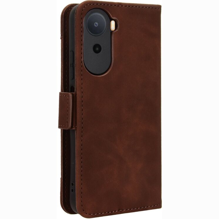 Чохол-книжка з кишеньками Deexe Wallet Stand для Xiaomi Redmi A7 Pro - Brown: фото 6 з 15