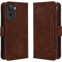 Чохол-книжка з кишеньками Deexe Wallet Stand для Xiaomi Redmi A7 Pro - Brown: фото 1 з 15