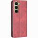 Чехол-книжка с карманами UniCase Geometric Pattern для Infinix Hot 70 - Red (422001R). Фото 3 из 10