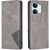 Чехол-книжка с карманами UniCase Geometric Pattern для Xiaomi Poco X8 Pro Max - Grey: фото 1 из 11