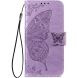 Чохол-книжка з малюнком UniCase Butterfly Pattern для OPPO Reno 16 / 16 Pro - Light Purple (413214LV). Фото 4 з 14