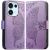 Чехол-книжка с рисунком UniCase Butterfly Pattern для OPPO Reno 16 / 16 Pro - Light Purple: фото 1 из 14