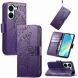 Чехол-книжка с рисунком UniCase Butterfly Pattern для Xiaomi Poco X8 Pro - Dark Purple (409026DV). Фото 4 из 10