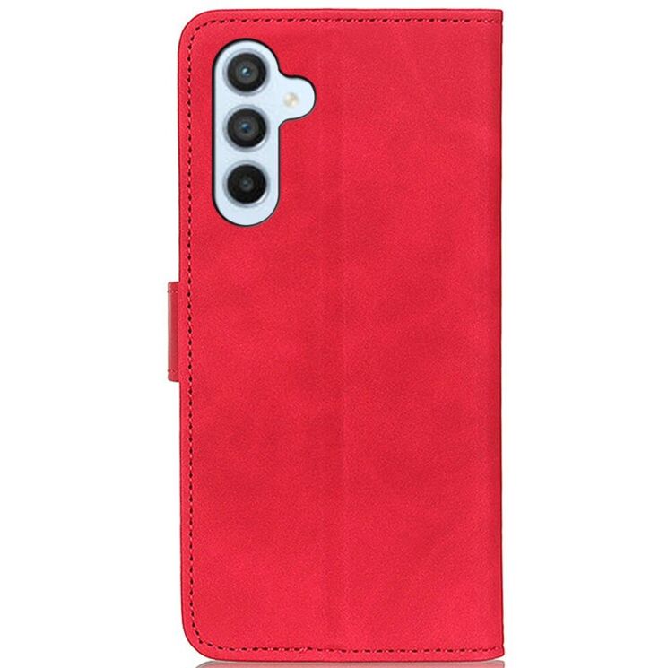 Чехол-книжка с застежкой KHAZNEH Retro Wallet для Samsung Galaxy S26 Plus - Red: фото 5 из 8