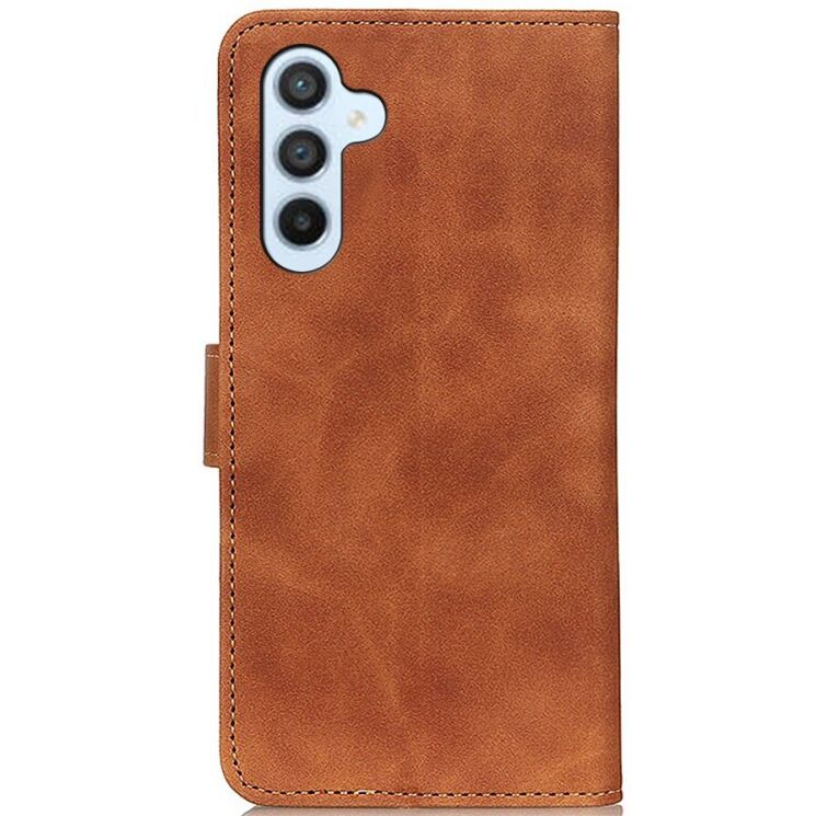 Чехол-книжка с застежкой KHAZNEH Retro Wallet для Samsung Galaxy S26 (S942) - Brown: фото 5 из 8