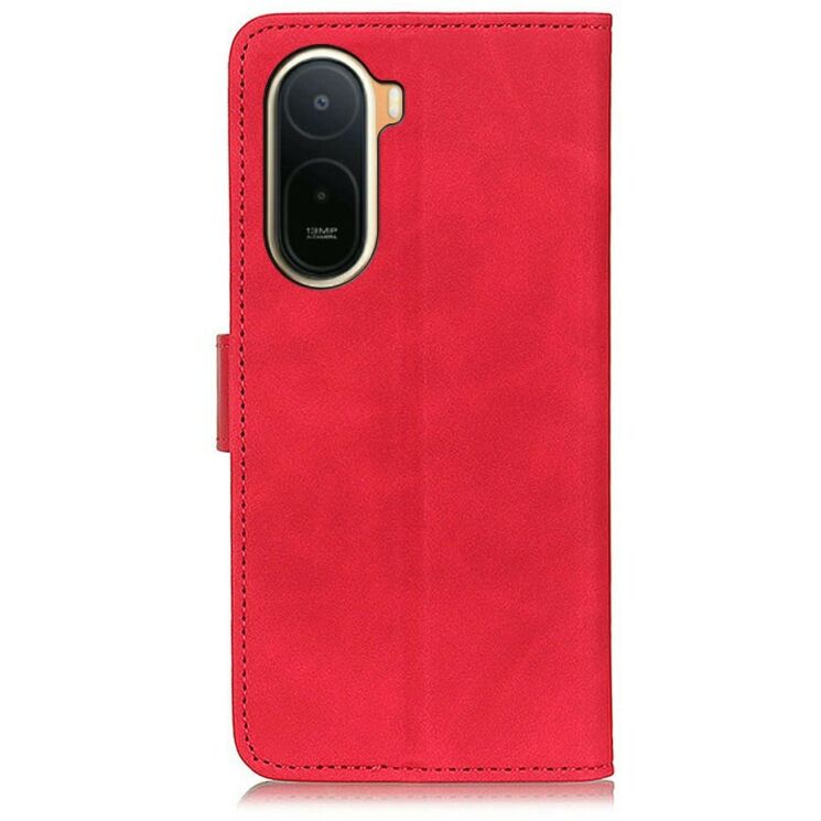 Чехол-книжка с застежкой KHAZNEH Retro Wallet для Xiaomi Redmi A7 Pro - Red: фото 4 из 8
