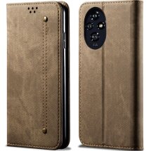 Чехол-книжка UniCase Jeans Wallet для Honor 200 Pro - Khaki: фото 1 из 6