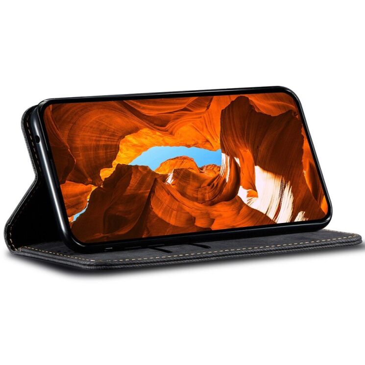 Чехол-книжка UniCase Jeans Wallet для Samsung Galaxy A17 (A175) - Black: фото 3 из 6