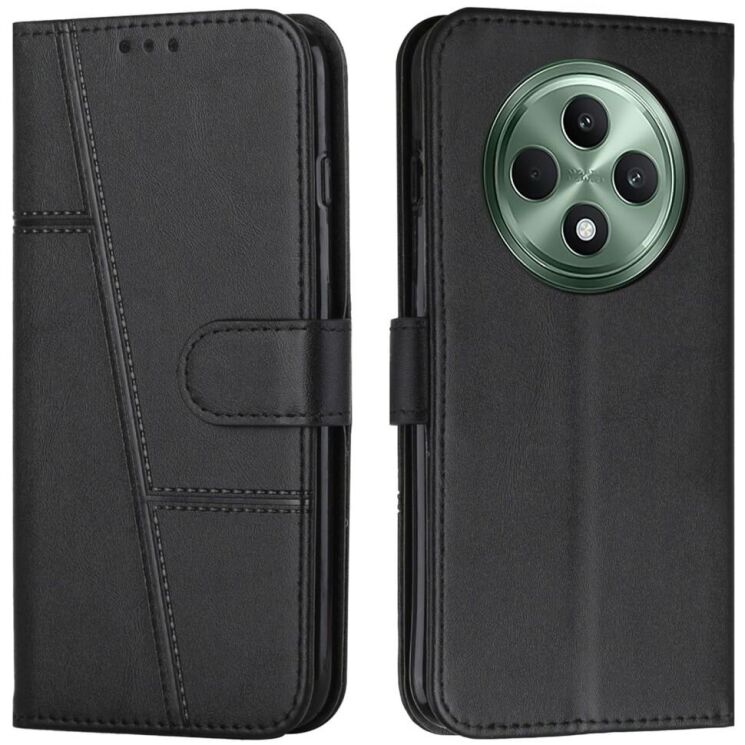 Чехол-книжка UniCase Jet Cover для OPPO Reno 12 F/FS - Black: фото 1 из 10