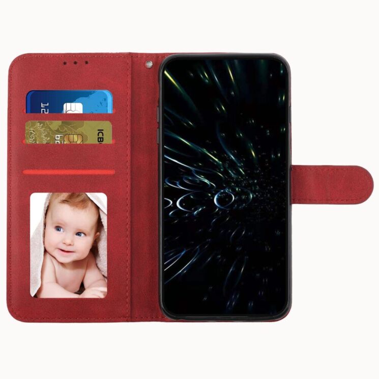 Чехол-книжка UniCase Jet Cover для Xiaomi Redmi Note 14 Pro 5G / Note 14 Pro Plus / Poco X7 - Red: фото 2 из 10
