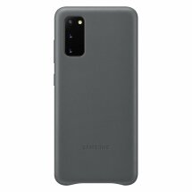 Чохол Leather Cover для Samsung Galaxy S20 (G980) EF-VG980LJEGRU - Gray: фото 1 з 3