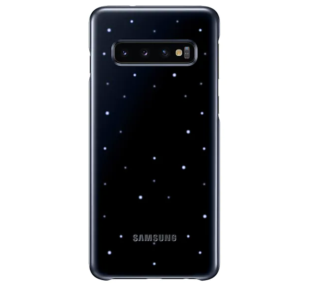 Чехол LED Cover для Samsung Galaxy S10 (G973) EF-KG973CBEGRU - Black: фото 1 из 5