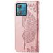 Чехол UniCase Butterfly Pattern для Motorola Edge 40 Neo - Rose Gold (340035RG). Фото 4 из 5