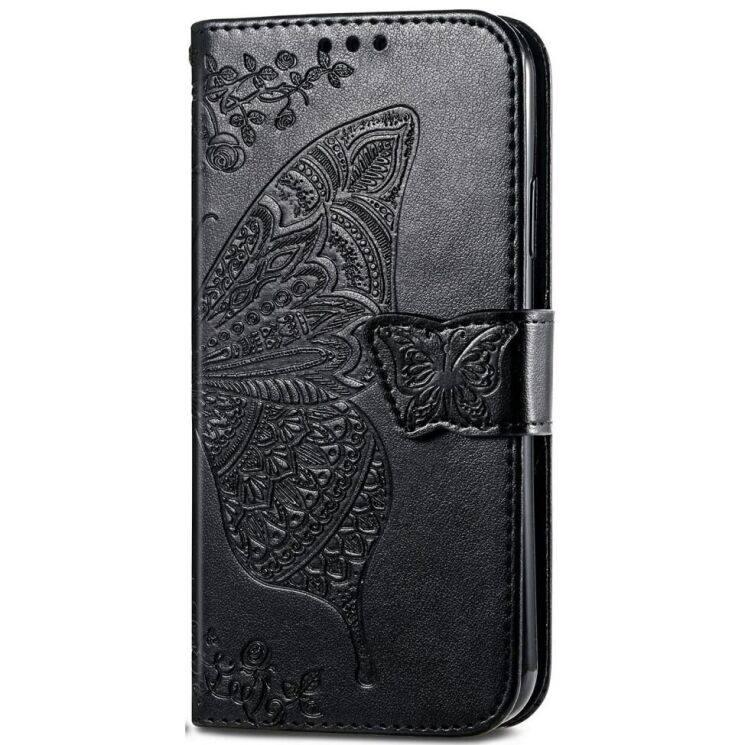 Чехол UniCase Butterfly Pattern для Motorola Moto G35 - Black: фото 5 из 7