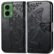 Чехол UniCase Butterfly Pattern для Motorola Moto G35 - Black (367911B)