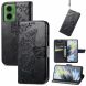 Чехол UniCase Butterfly Pattern для Motorola Moto G35 - Black (367911B). Фото 4 из 7
