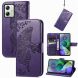 Чехол UniCase Butterfly Pattern для Motorola Moto G54 / G54 Power - Dark Purple (340246DV). Фото 4 из 6