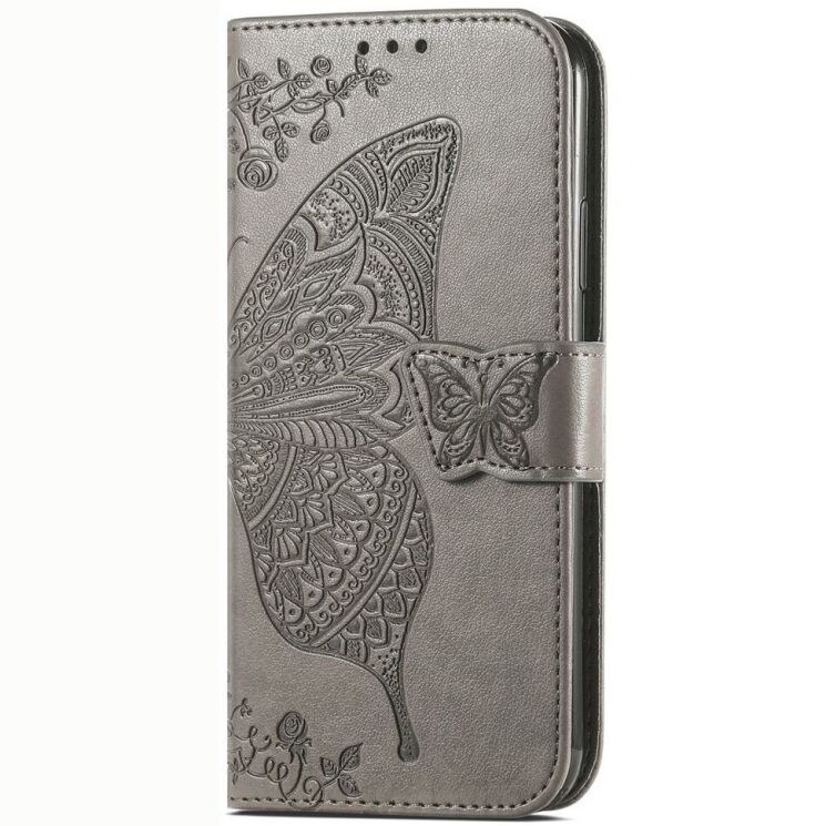 Чохол UniCase Butterfly Pattern для VIVO Y33s / Y21 / Y21s - Grey: фото 5 з 10