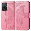 Чехол UniCase Butterfly Pattern для Xiaomi 11T / 11T Pro - Pink (285819P)