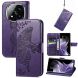 Чехол UniCase Butterfly Pattern для Xiaomi Redmi Note 14 Pro - Dark Purple (379104DV). Фото 1 из 11