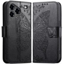 Чехол UniCase Butterfly Pattern для ZTE Blade A76 - Black: фото 1 из 10