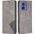 Чехол UniCase Geometric Pattern для Motorola Moto G85 - Grey: фото 1 из 8