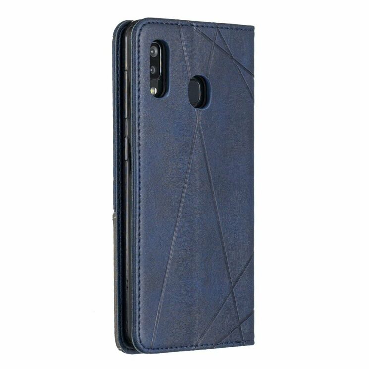 Чохол UniCase Geometric Pattern для Samsung Galaxy A20 (A205) / A30 (A305) - Blue: фото 5 з 11