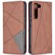 Чехол UniCase Geometric Pattern для Samsung Galaxy S22 (S901) - Brown (296356Z). Фото 1 из 9