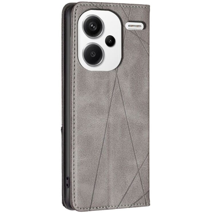 Чохол UniCase Geometric Pattern для Xiaomi Redmi Note 13 Pro+ - Grey: фото 3 з 7