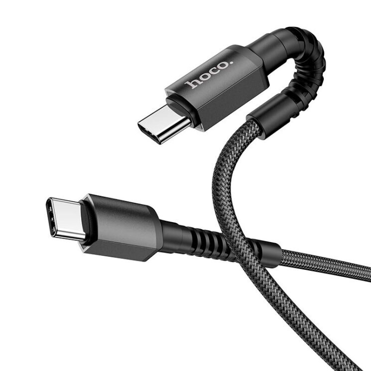 Кабель Hoco X71 Especial Type-C to Type-C (60W, 1m) - Black: фото 3 з 6