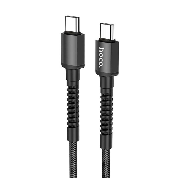 Кабель Hoco X71 Especial Type-C to Type-C (60W, 1m) - Black: фото 1 з 6