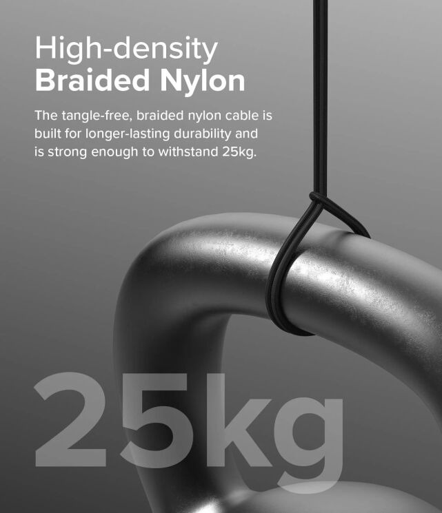 Кабель Ringke 90 Degree Type-C to Type-C 240W (5A, 2m) 8800293851486 - Black (896544B) Кабель Ringke 90 Degree Type-C to Type-C 240W (5A, 2m) 8800293851486 - Black: фото 15 из 19