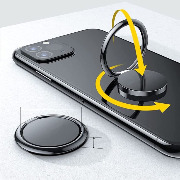 Кільце-тримач для смартфона Tech-Protect Magnetic - Marble Rose: фото 2 з 5