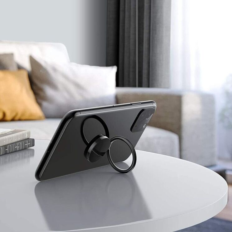 Кільце-тримач для смартфона Tech-Protect Magnetic - Marble Rose: фото 3 з 5