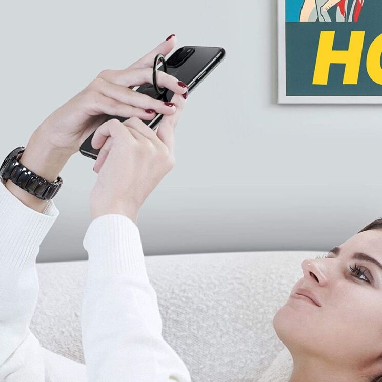 Кільце-тримач для смартфона Tech-Protect Magnetic - Marble Rose: фото 5 з 5