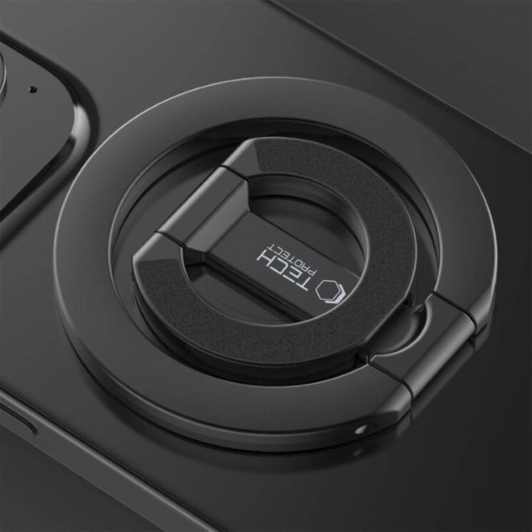 Кільце-тримач для смартфона Tech-Protect MMR400 Magnetic - Black: фото 4 з 5