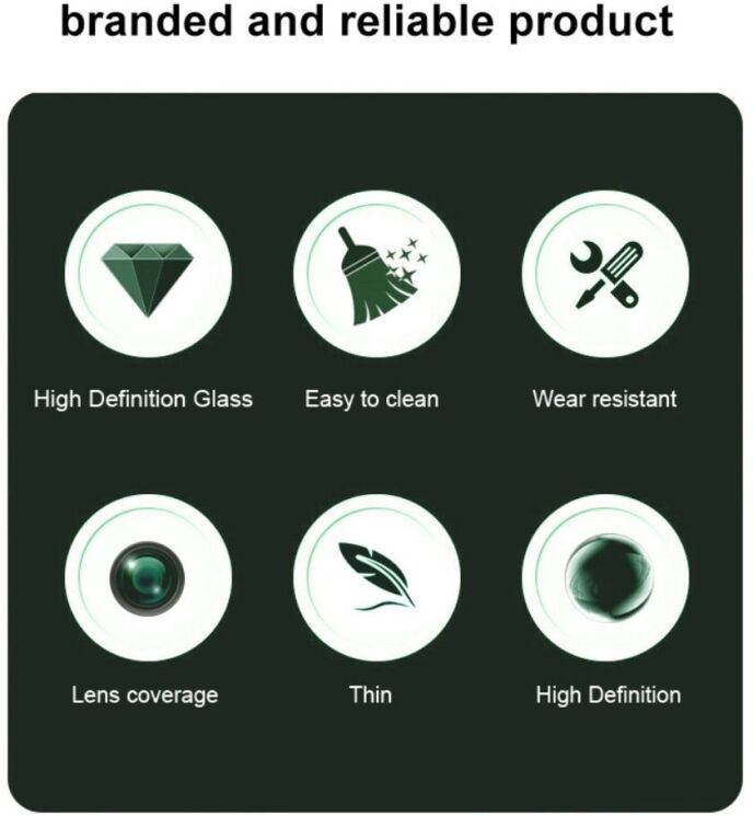 Комплект захисних стекол IMAK Camera Lens Protector для OnePlus 13R / Ace 5 / Ace 5 Pro: фото 7 из 9