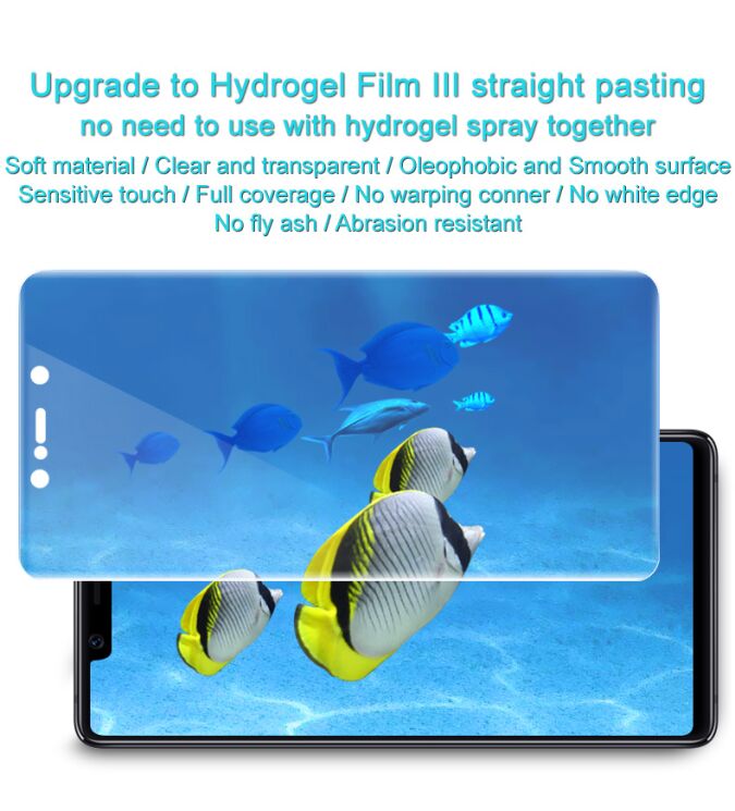 Комплект защитных пленок IMAK Full Coverage Hydrogel Film для Xiaomi Mi 8 SE: фото 5 из 9