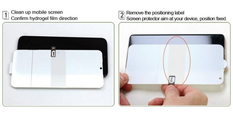 Комплект захисних плівок на задню панель IMAK Full Coverage Hydrogel Film для Samsung Galaxy S23 Plus (S916): фото 7 з 10