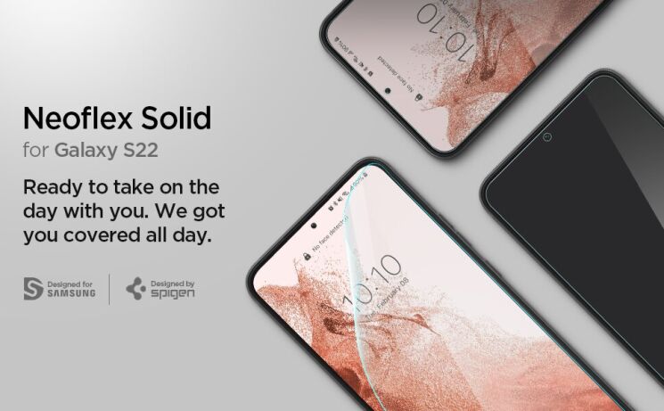 Комплект защитных пленок Spigen (SGP) Screen Protector Neo Flex Solid для Samsung Galaxy S22 (S901): фото 7 из 14